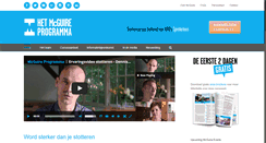 Desktop Screenshot of mcguireprogramma.nl